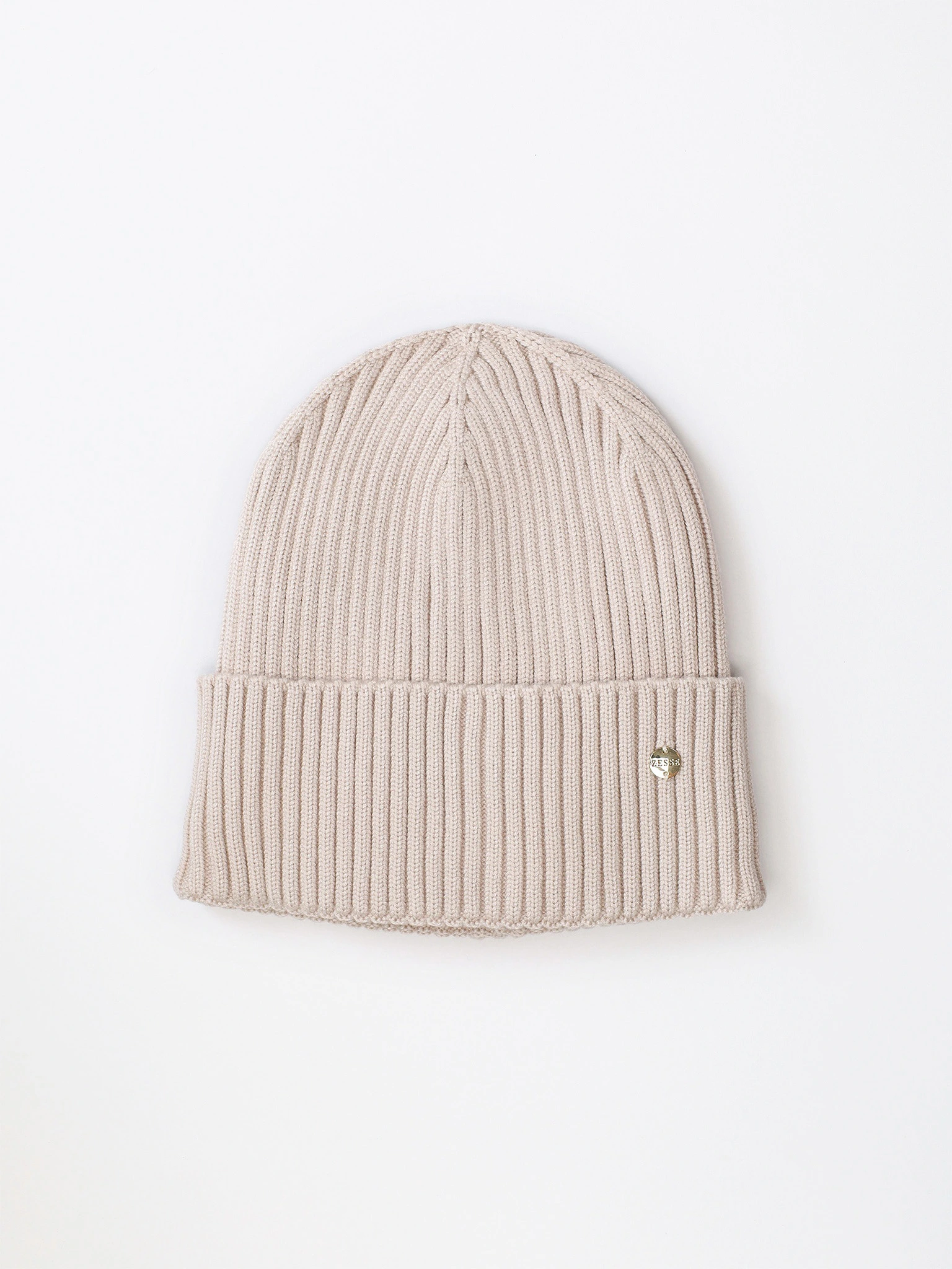 Шапка-бини в ассортименте с отворотом на подкладе